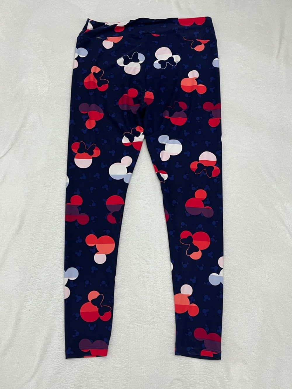 LuLaRoe Women's Disney Tall & Curvy Leggings Mickey Mouse - Picture 3 of 8